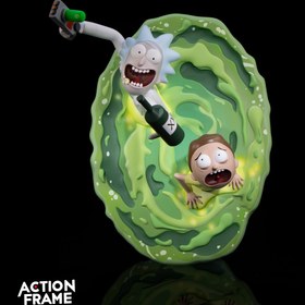 تصویر دیوارکوب فیگور ریک و مورتی (Rick and Morty) 