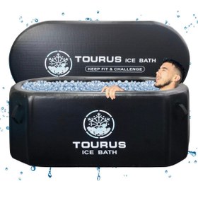 تصویر وان یخ بادی برند Tourus Tourus Inflatable Ice Bath Tub (Cold Plunge Tub) - TS-CP05 طول ۱۵۲ 