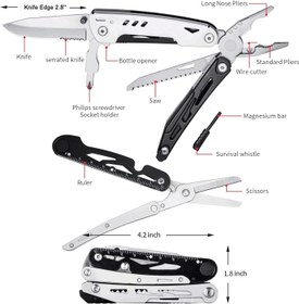 تصویر ابزار جیبی تاکتیکی مدل ICYNIAW Multitool - ارسال 15 الی 20 روز کاری 