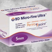 تصویر 5mmسایزBdسرسوزن قلم انسولین 