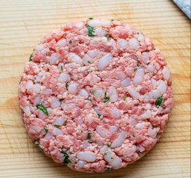 تصویر برگر میگو تازه 