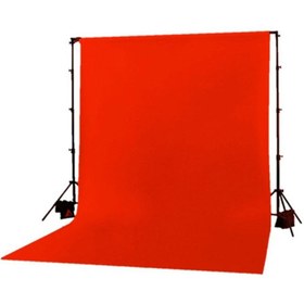 تصویر فون عکاسی قرمز کروماکی جنس شطرنجی سوزنی ابعاد 3×2 متر Red chromakey checkered or needle Backdrop