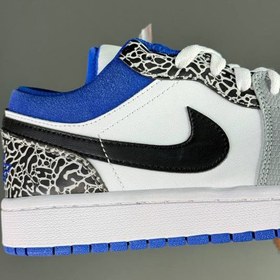 تصویر نایک ایر جردن وان لو ترو بلو NIKE AIR JORDAN 1 LOW TRUE BLUE