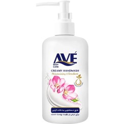 تصویر مایع دستشویی کرمی اوه با رایحه شیر و شکوفه 450 گرم AVE creamy hand wash with milk and blossom scent 450g