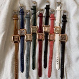 تصویر ساعت چرم مدل ۹ 