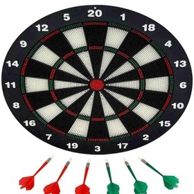 تصویر تخته دارت مغناطیسی ایمن دوطرفه برند generic Double-Sided Safety Magnetic Dart Board