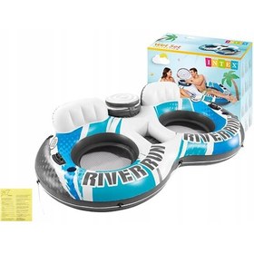 تصویر شناور بادی دو نفره اینتکس مدل ریور ران کد ۵۶۸۲۷ 