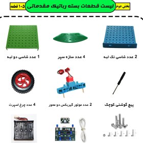 تصویر بسته رباتیک ارزان مدل ربات مقدماتی 