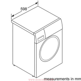 تصویر لباسشویی 9 کیلویی بوش WAT28780 bosch WAT28780