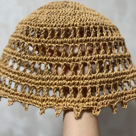 تصویر کلاه رافیا - سفید کد ۳ 