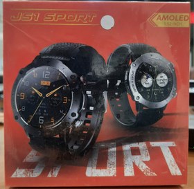 تصویر ساعت هوشمند ورزشی صفحه گرد جی اس 1 اسپورت js1 sport smart watch