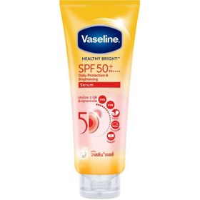 تصویر کرم ضد آفتاب بدون رنگ وازلین +SPF 50 مدل HEALTHY BRIGHT ‌مناسب انواع پوست حجم 300 میلی‌لیتر 