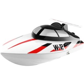 تصویر قایق مسابقه‌ای RC WL912-A با سرعت بالا 35KM/H برند wltoys WL912-A 2.4G 35KM/H High Speed RC Racing Boat