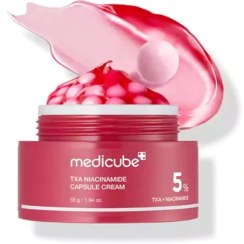 تصویر کرم مدی کیوب ترانگزامیک اسید و نیاسینامید حجم 55 میلی لیتر Medicube Tranexamic Acid Niacinamide Cream 55 ml