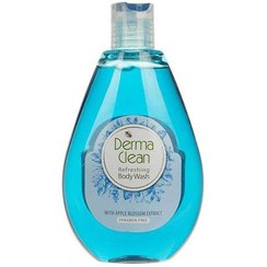 تصویر شامپو بدن درماکلین مخصوص آقایان با عصاره شکوفه سیب حجم ۳۰۰ میلی لیتر 