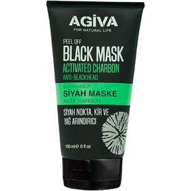 تصویر ماسک پاکسازی صورت آگیوا مدل بلک ماسک Peel Off Black Mask