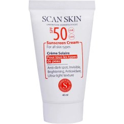 تصویر کرم ضد آفتاب SPF50 ضد لک40 میل اسکن اسکین کد352 