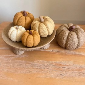 تصویر کدو دکوری تدی ست ۲ عددی - مشکی 