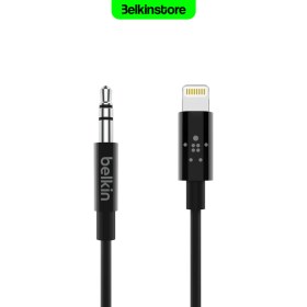 تصویر کابل AUX به لایتنینگ 90 سانتی متر بلکین - Belkin Audio Cable - مدل AV10172bt03 