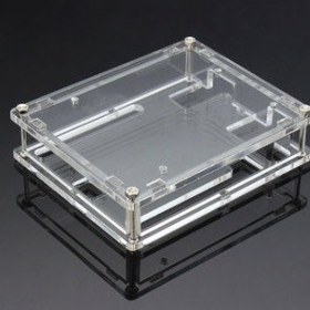 تصویر Transparent Acrylic Shell Box For Arduino UNO R3 Module Board 