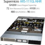 تصویر سرور GH200 Supermicro ARS-111GL-NHR Grace Hopper Superchip system 