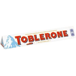 تصویر شکلات سفید تابلرون با مغز عسل و بادام 100 گرمی 