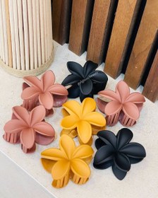 تصویر کلیپس پلومریا شمعی کد ۲۳۱۷ Flower hair clip