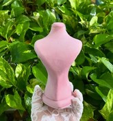 تصویر مانکن زیبای مخمل رنگبندی موجود سایز 1-4 - زرشکی / 3 