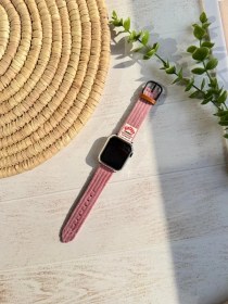 تصویر بند اپل واچ Pink vintage 