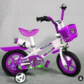 تصویر دوچرخه سایز 12 با لوازم ایمنی کودک مناسب 2 تا 7 سال 