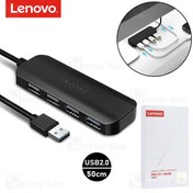 تصویر هاب 4 پورت لنوو Lenovo A601 4Ports USB2.0 Hub Splitter طول 0.5 متر 