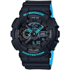 تصویر ساعت مردانه جی شاک GA 110 ساعت جهانی مدل 1017 G SHOCK