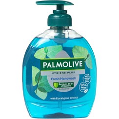 تصویر مایع دستشویی پالمولیو Palmolive مدل Hygiene Plus Fresh رنگ آبی حجم 300 میل 