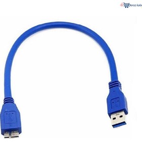 تصویر کابل هارد USB 3.0 به طول 0.5 متر ا USB 3.0 Hard Cable 0.5M USB 3.0 Hard Cable 0.5M