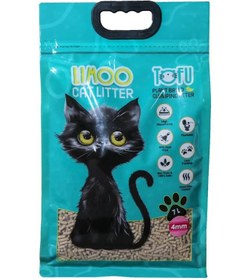 تصویر خاک گربه توفو ساده 7 لیتری لیمو Limoo Tofu Cat Litter – 7L Plant-Based Clumping Litter