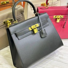 تصویر کیف زنانه هرمس hermes hermes kelly handbag epsom leather womens black