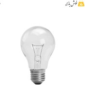 تصویر لامپ رشته ای ۱۰۰ وات پارس شهاب آفتابی 