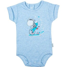 تصویر زیردکمه آستین کوتاه زرافه 