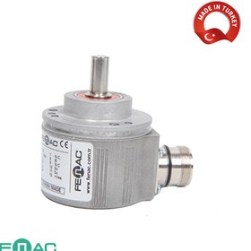 تصویر انکودر شفت دار فناک 300 پالس FNC 50B 8330V 200-R2 ساخت ترکیه FNC 50B Series Incremental Encoder 50B 8330V 200-R2