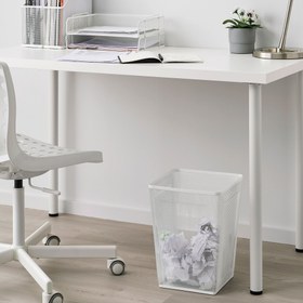 تصویر سطل زباله ایکیا مدل DRÖNJÖNS IKEA DRÖNJÖNS Wastepaper basket, white