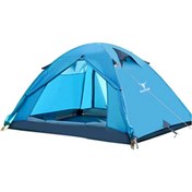 تصویر چادر کوهنوردی 2-3 نفره پکینیو مدل PKN-C2001 PEKYNEW double-sided tent for 2 to 3 people (cow's head) C2001