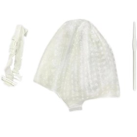 تصویر کلاه مش بنددار با قلاب 