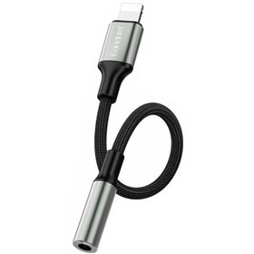 تصویر کابل تبدیل لایتنینگ به AUX ارلدم EARLDOM OT76 Lightning TO 3.5mm Audio adapter 