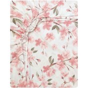 تصویر ملحفه کشدوز آدنو مدل گلوریا کد IR145 