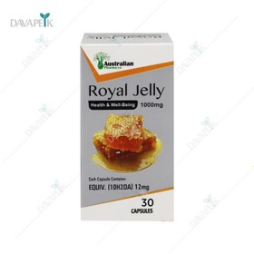تصویر کپسول رویال ژلی 1000 میلی گرم استرالیا فارما کو _Australian Pharma Co Royal Jelly 1000mg Capsules 