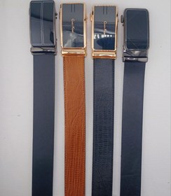 تصویر کمربند ریلی چرم طبیعی کد p22 