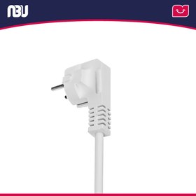 تصویر چند راهی 3 خانه برق ارت دار هادرون P323 با کابل 1.8 متری + شارژر USB Hadron P323 3 Way Electricity Adapter 1.8M With 3 USB