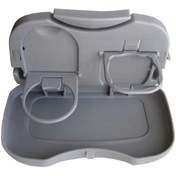 تصویر میز پذیرایی پشت صندلی خودرو مدل 10 - مشکی 