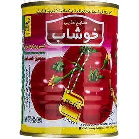 تصویر کنسرو رب گوجه فرنگی خوشاب مقدار 350 گرم Khoushab Canned Tomato Paste 350 gr