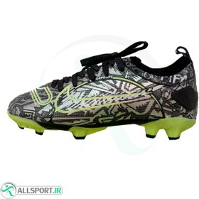 تصویر کفش فوتبال سایز کوچک نایک مرکوریال طرح اصلی Nike Mercurial Black Green 